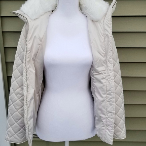 Satin Quilted Puffer Jacket - Picture 2 of 12